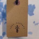 Knot Sisters  White and Blue Short Sleeve Tee Photo 1