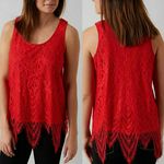 Blue Rain | High Neck Lace Sleeveless Top Photo 0