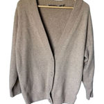 IRO  Cardigan Wool Blend Beige Relaxed Fit Button Front Knit Parisian Oversized Photo 0