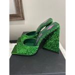 The Attico Devon 115 Mules Apple Green Glitter Womens Size 36 6 Photo 8