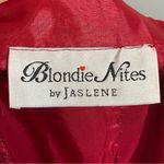 Blondie Nites  by Jaslene‎ Formal Skirt Prom Red Shimmer Organza Maxi Photo 3