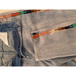 Lascana Size 8 Womens Stone Wash High Pockets with Embroidered Sides Jeans Blue Photo 4