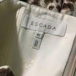 Escada Metallic Animal Print Strapless Dress SzM Size M Photo 5