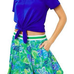 Lilly Pulitzer  Luxletic Silvana Skort Botanical Green In A Flutter Size Small Photo 0