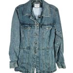Carolina Blues  Sz Small Denim Jacket Blue Jean Lined Pockets Heavy Button Up 247 Photo 7