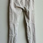 Alo Yoga  Cargo White Cream Soft High Waisted Leggings Size Small Full Length Photo 6