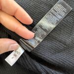 White House | Black Market Vest Womens Small Black Ribbed Knit Cardigan Sweater Photo 4