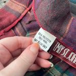 VTG Emily St. John Red Blue Green Plaid Pleated A Line Skirt Size8 MissingButton Size 8 Photo 6