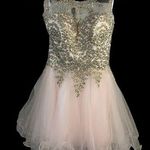 Fiesta Fashion Light Pink Sparkly Dress Size Small Photo 1