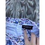 Vintage Prestwyck Womens Shorts Small White Blue Floral‎ Cotton Cottage Spring Photo 3