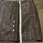 Free People  leather skirt Photo 4