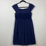 Maeve Anthropologie Supreme Grace Dress Navy Square Neck Women’s Size 4 Cotton Photo 7