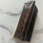 Tory Burch Tortoise Gold Tone Sunglasses Case Photo 5