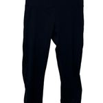 Lululemon Fresh Mesh Crop Leggings Black Women’s Size 4 19in Breathable Stretch Photo 0