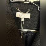 L'Academie NWT L’Academie Black Wool Blend Trench Coat Size Large Photo 5