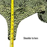 AFRM Surplice Leopard Print Neon Green Bodysuit Party Festival Evening XL Photo 9