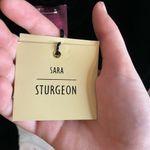 Sara Sturgeon silk blend velvet shawl NWT size 1 Black Photo 3