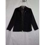 Notations  Clothing Co. Womens‎ Medium Zip Up Jacket Black Photo 2