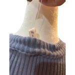 Como vintage Ribbed Knit Button Up Long Sleeve Top Casual Relaxed‎ Fit Blouse Photo 5