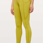 Lululemon NWT Fast and Free High Rise Tight 25β Leggings 10 Golden Lime Photo 1