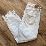 American Eagle  Super Light Wash Distressed Mom Jeans Size 8 Photo 3
