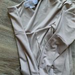 Birdy Grey  Tan One Shoulder Bridesmaid Dress M Photo 7