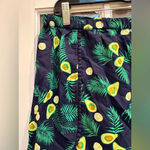 Tabitha Webb  Sleepwear Intimates Sleep Shorts Avocado Print Fringe Size Large L Photo 3