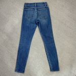 frame denim  Le High Skinny Side Seam Piping Bonhill Jeans Blue Size 25 Photo 3