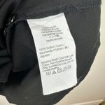 Madewell  Seamed Long Sleeve Mini Shirtdress Poplin Black Minimalist US 8 NWT Photo 10