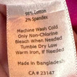 Talbots ‎ size 2p mid rise side zip cropped magenta pants like new Photo 8