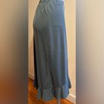 Green Envelope Los Angeles NWTS Green Ruffle Drape Wrap Look Long SideTie SZ S Photo 4