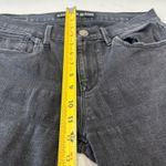 EXPRESS Jeans Womens 6 Black Legging MIA Mid Rise Ripped Distressed Skinny Denim Photo 8