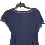 Gap  Top Size Small Blue With‎ White Embroidery SS Womens 100% Cotton Photo 6