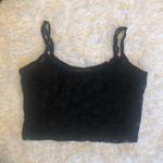 Kendall + Kylie  Black Floral Lace Blouse Size S Photo 2