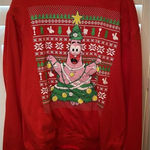 Nickelodeon SpongeBob SquarePants Patrick Christmas Sweatshirt‎ 2XL Red Lights Not Working Photo 0