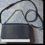 Kate Spade Cameron Grand Convertible Colorblock Crossbody/Handbag Navy/Lt Blue Photo 6