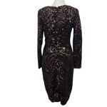 Betsy and Adam  Sequin Sheath Dress NWT Size 4 Formal Black Sequin Party Dress Photo 1