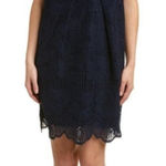 Trina Turk ‎ Felisha Silk-Blend Shift Dress Indigo Size 8 NWT Photo 0