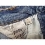 Style & Co Style Co Women Wide Leg Crop Jeans Medium Wash Distressed Frayed Hem Size 14 Photo 5