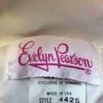 Vintage VTG Evelyn Pearson Robe Long 1960s Petite White Size 00P Photo 3
