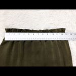 H&M  Olive Green Straight Skirt Elastic Waist Size 6 Photo 4