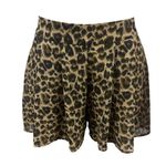 Miss Avenue Set Leopard Animal Print High Waist Skort Short and Halter Top Small Photo 6