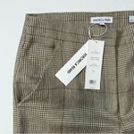 Veronica Beard  Plaid Tonelli Women's Wide Leg Trouser Pant in Ecru Size 12 NWT Photo 1