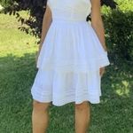 Rachel Parcell Swiss Dot Tiered Dress in White Size XX-Small Photo 10