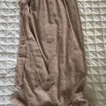Revolve Sabina Musayev Nissa Peach Metallic Ruffle Midi Skirt Photo 10