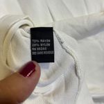 Stera Sleeveless Top Ruffle Neck Knit Blouse‎ White Casual Top Size L** Size L Photo 4