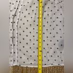 Zac and Rachel Woman Sleeveless Blouse Size 2X White With Gray Polka Dots Photo 7