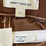 Madewell NWOT‎  Jeans Womens Size 23 Emmett Wide-Leg Boho Dried Acorn Pants Photo 6