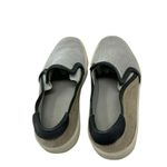 Vince Bram Mesh Suede Slip On Sneakers Grey Black Neutral Low Top Womens 6.5 Photo 3