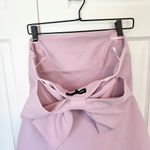 ZARA NWT WOMAN SS24 PALE PINK SHORT STRAPLESS BOW DRESS LARGE 4772/219 AS IS Photo 6